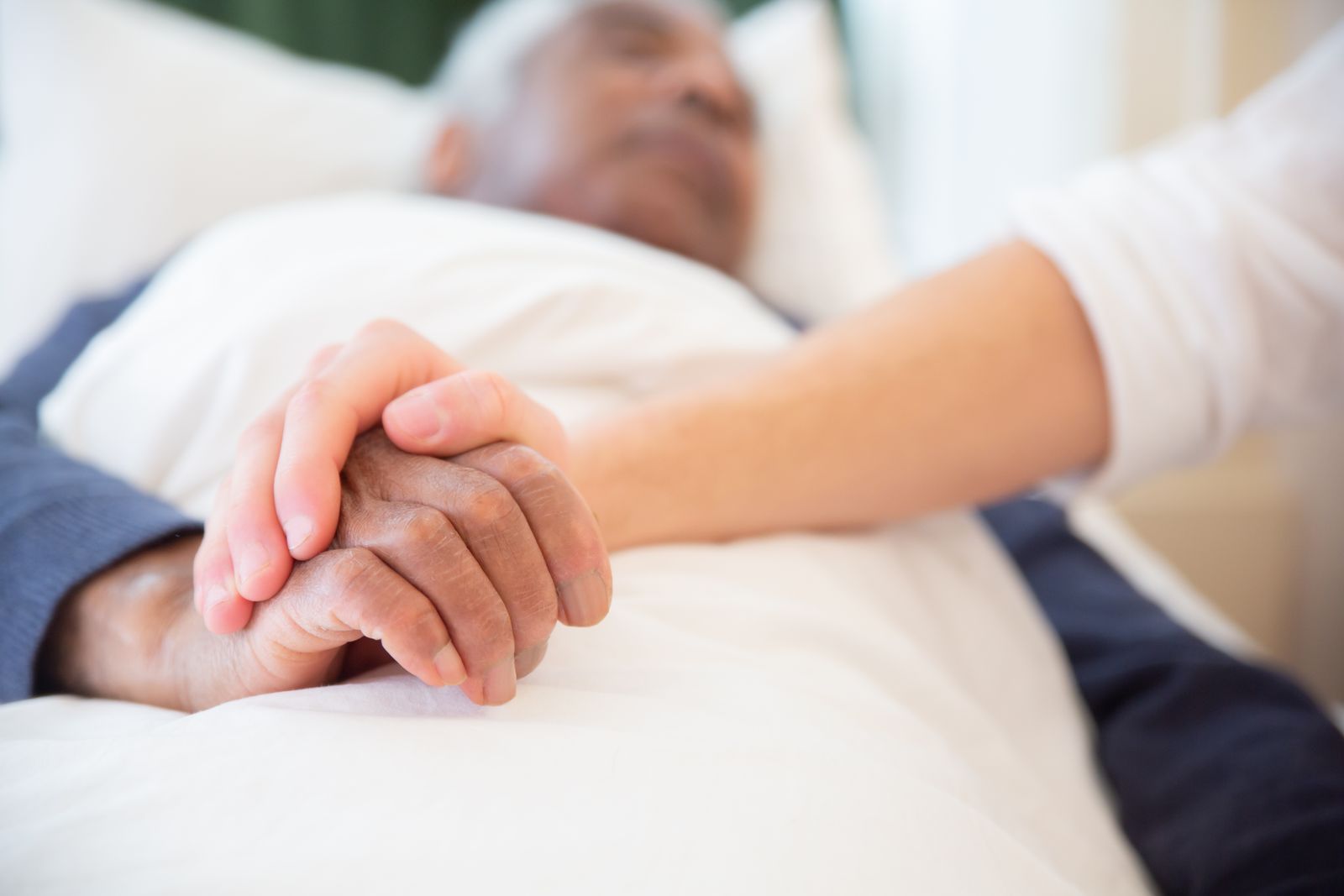 Caring for an elderly patient at home after a hospital stay in Johar Town